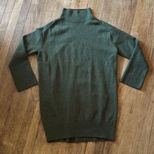 a new day Dark Green Long Sleeve Sweater Dress - M
